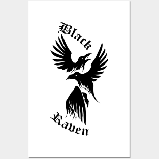 Black ravens. Posters and Art